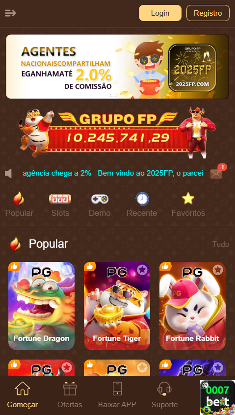 0007bet.com Interface